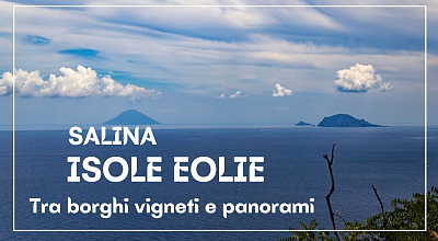 Isole EOLIE Salina viste sul mare 