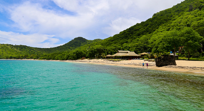 Union Island Chatam Bay spiaggia