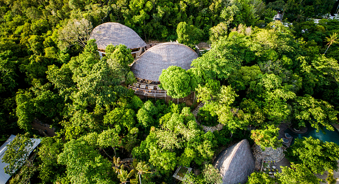 Bawah cupole nella natura