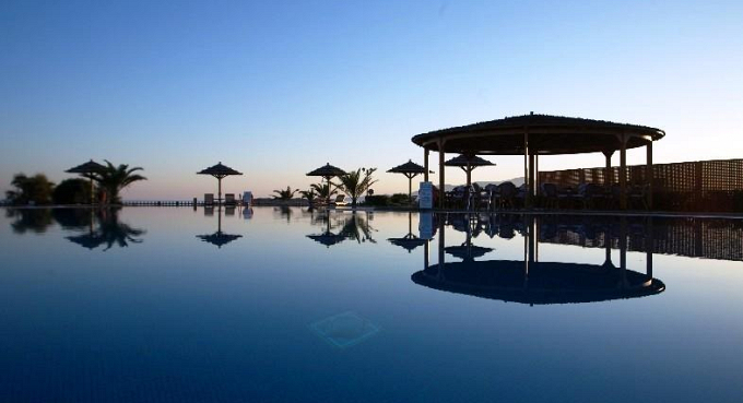 Naxos Plaza Beach tramonto